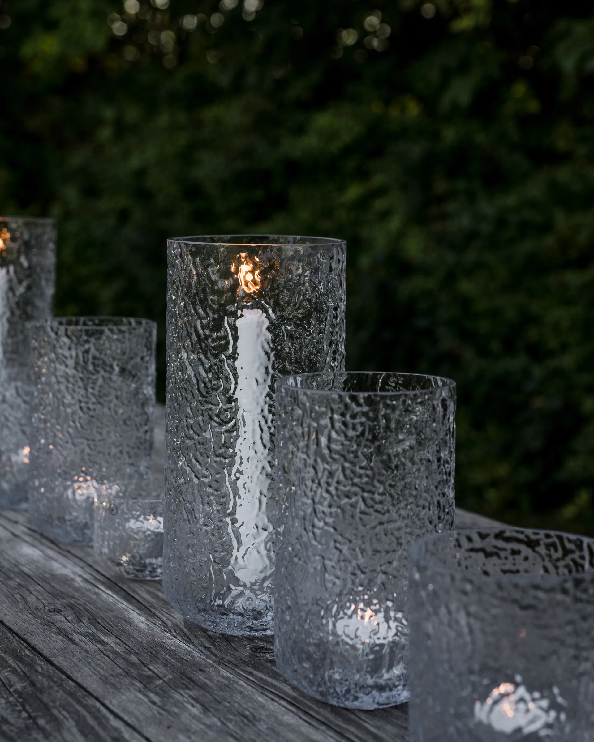 Ernst fyrfadsstage til kronlys mønstret, Ø11x25 cm ERNST