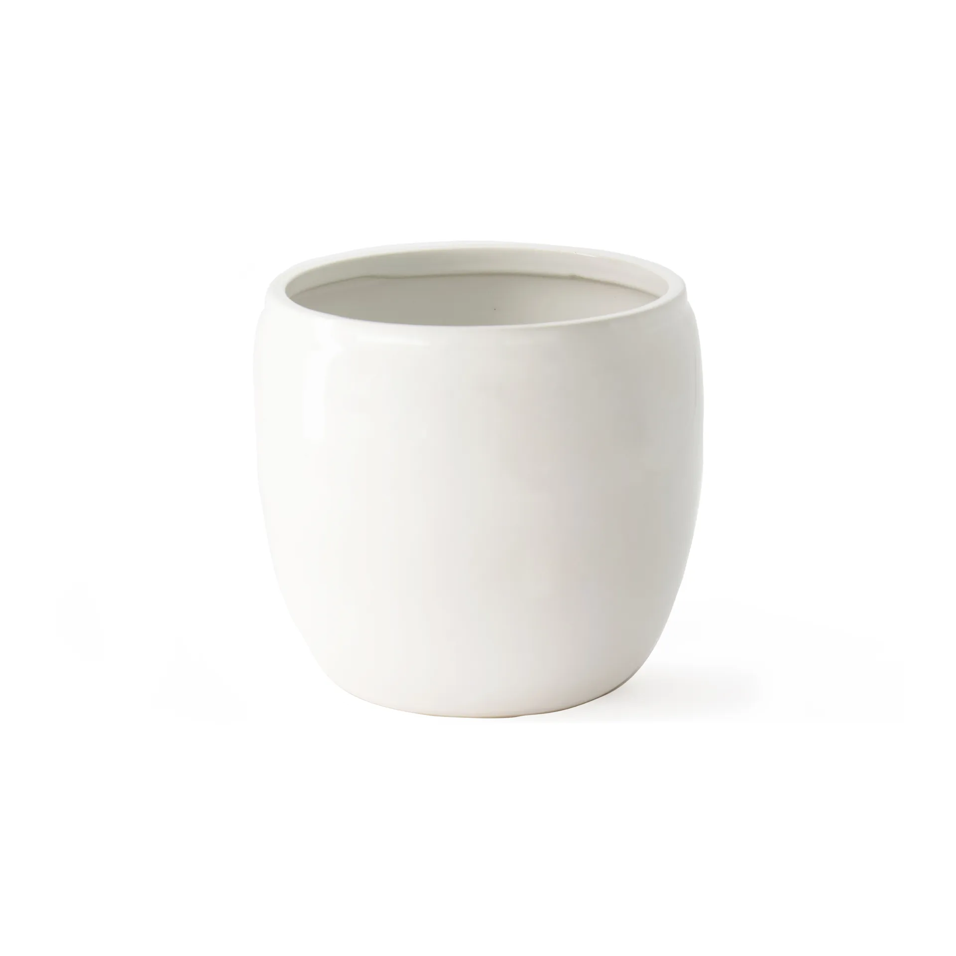 Ernst glaseret urtepotte Ø14 cm, Hvid ERNST