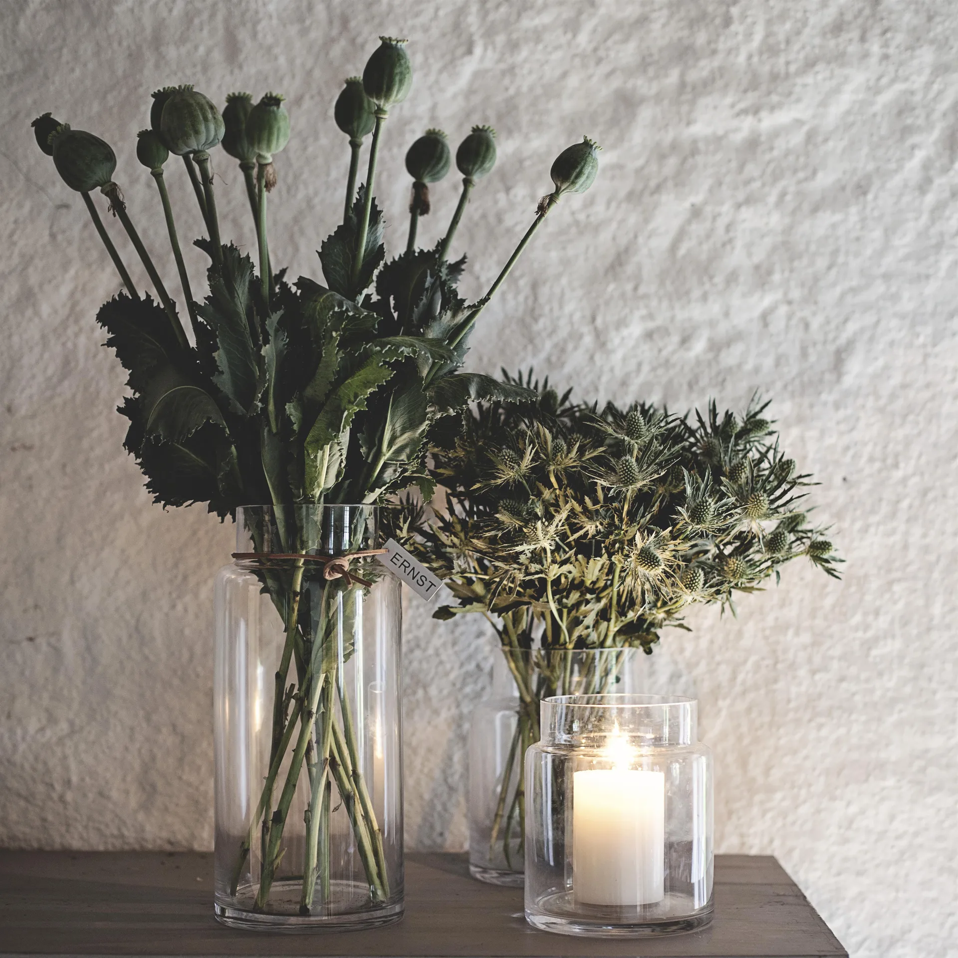 Ernst glasvase H18 cm Ø12,5 cm, klar ERNST