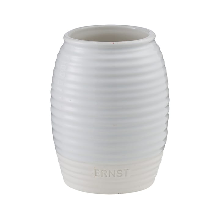 Ernst hvidglaseret vase - 11 cm - ERNST