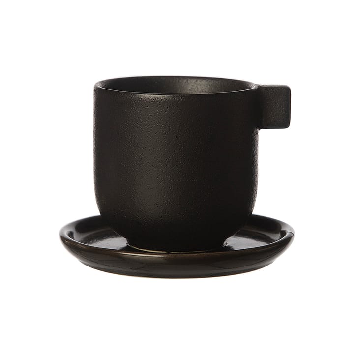 Ernst kaffekop med underkop 8,5 cm - Sort - ERNST