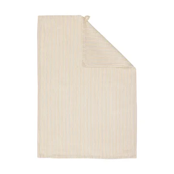 Ernst køkkenhåndklæde smalstribet 47x70 cm - Beige-hvid - ERNST