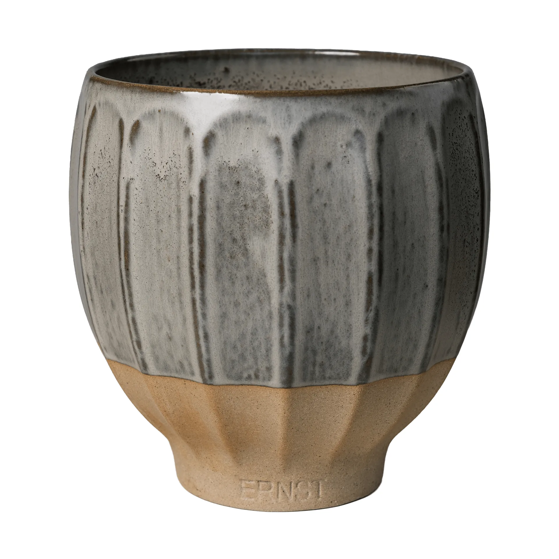Ernst krukke, Grå-natur, Ø18x18 cm ERNST