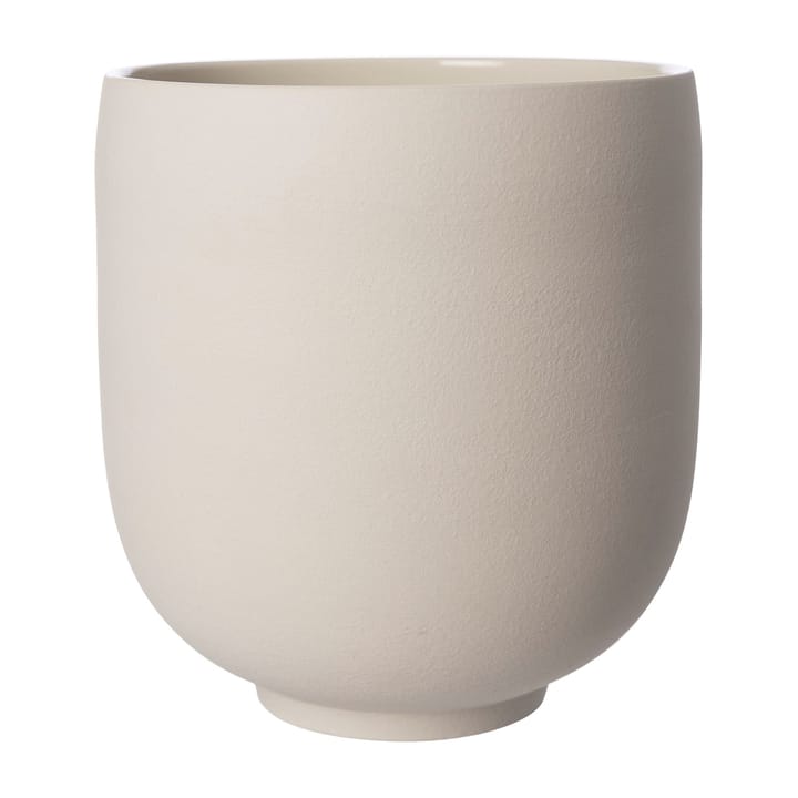 Ernst krukke på fod naturhvid - H28 cm Ø26 cm - ERNST