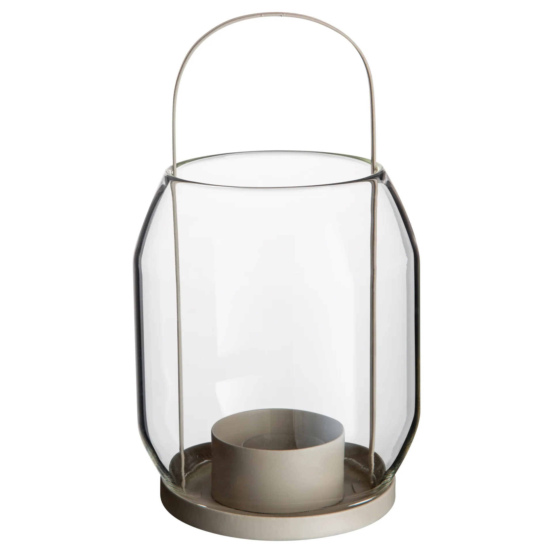 Ernst lanterne til fyrfadslys 22 cm, Beige ERNST