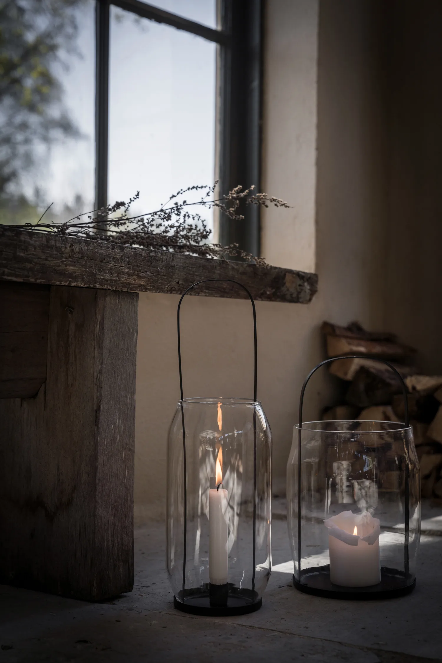 Ernst lanterne til kronelys 40 cm, Sort ERNST