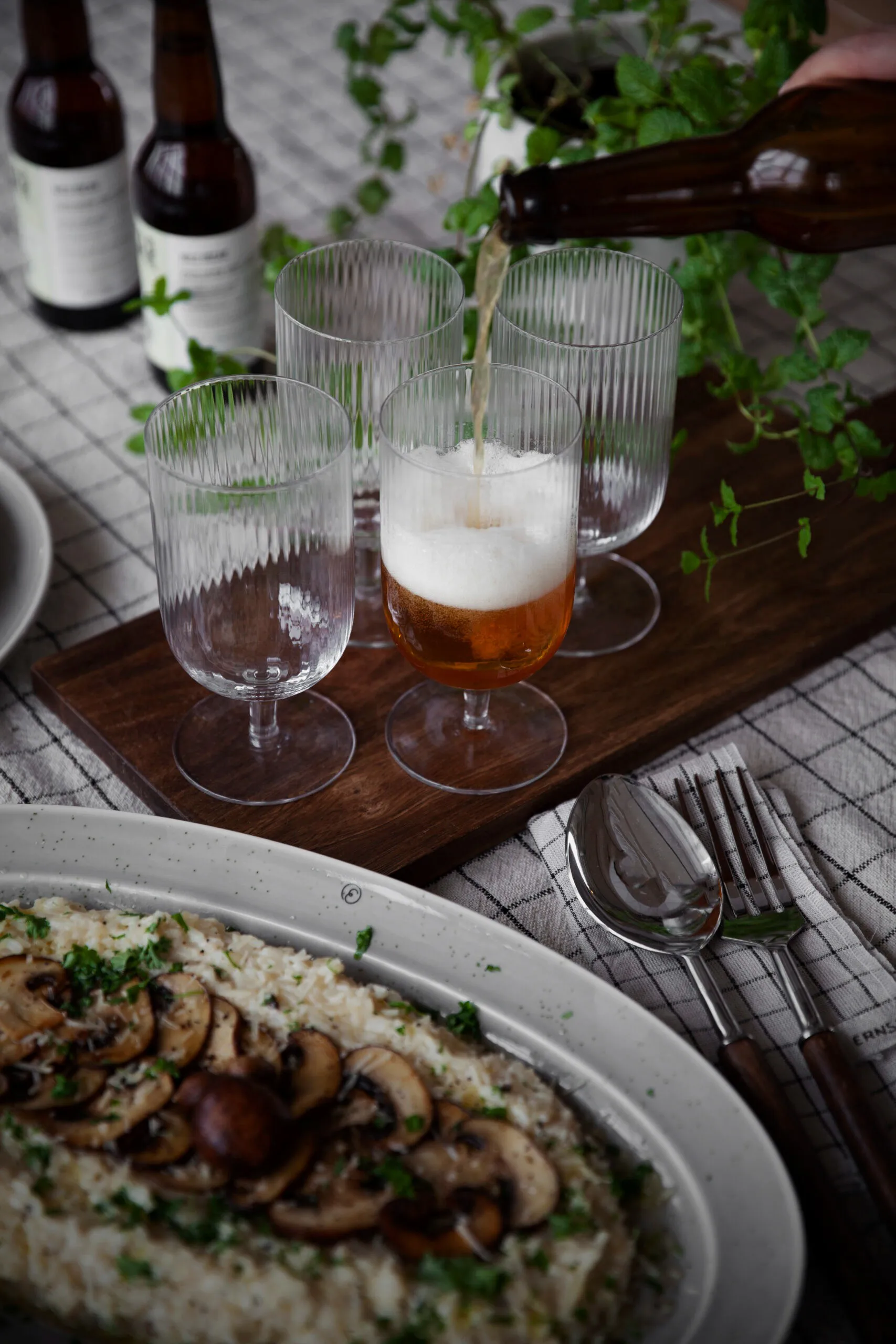 Ernst ølglas riflet 2-pak, Klar ERNST