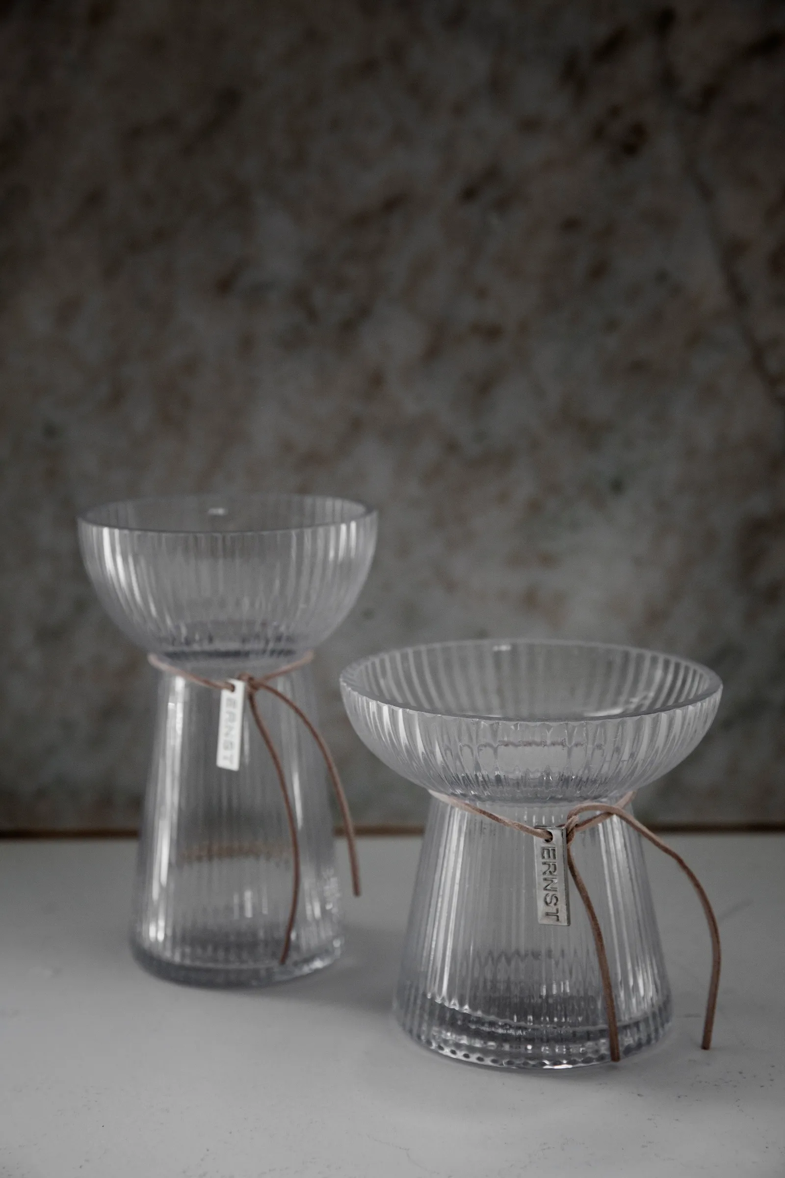 Ernst løgvase stribet, 11 cm ERNST