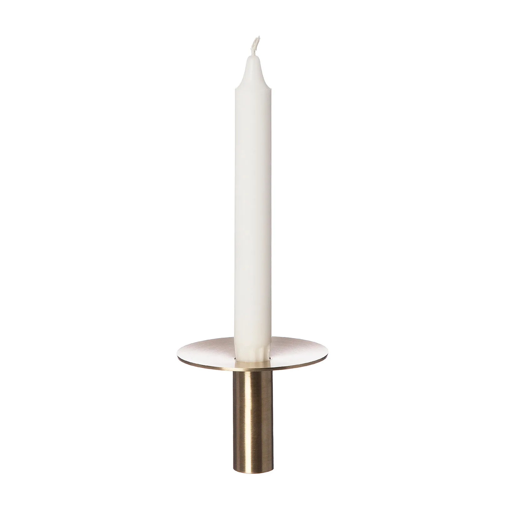 ERNST Ernst lysestage børstet messing Ø9,2 cm 7 cm