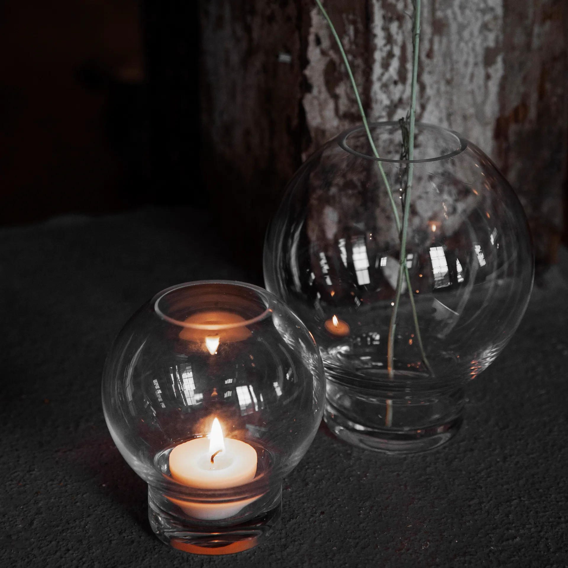 Ernst lysestage klar, 14 cm ERNST