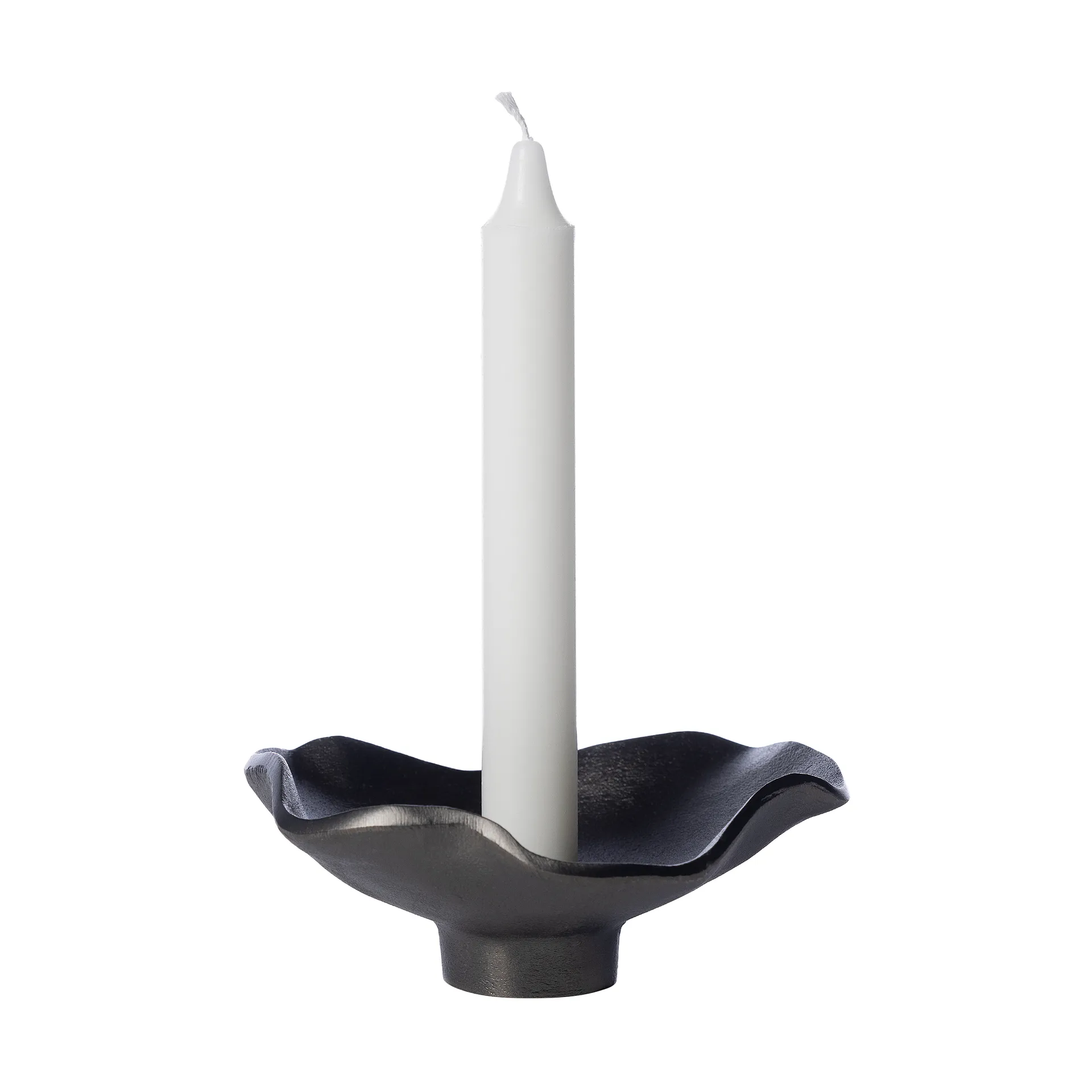 ERNST Ernst lysestage sort aluminium Ø14 cm