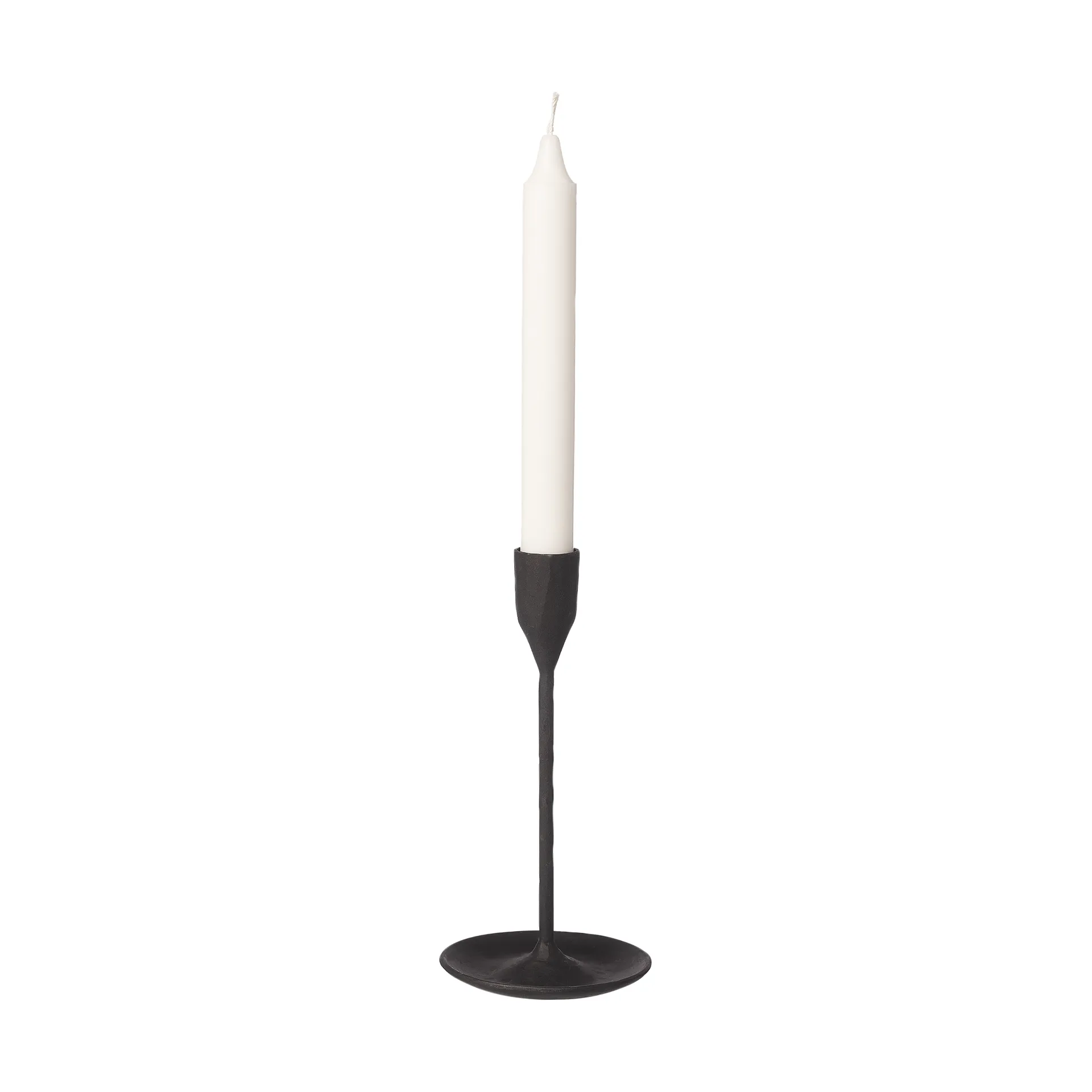 Ernst lysestage sort metal, 18 cm ERNST