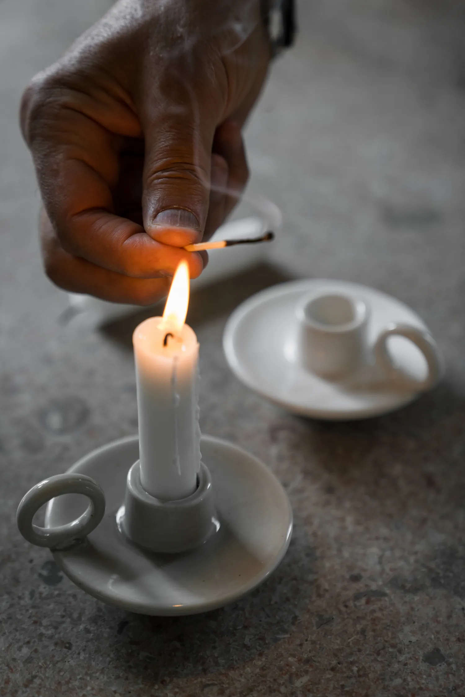 Ernst lysestage til kronelys, Vanilje ERNST