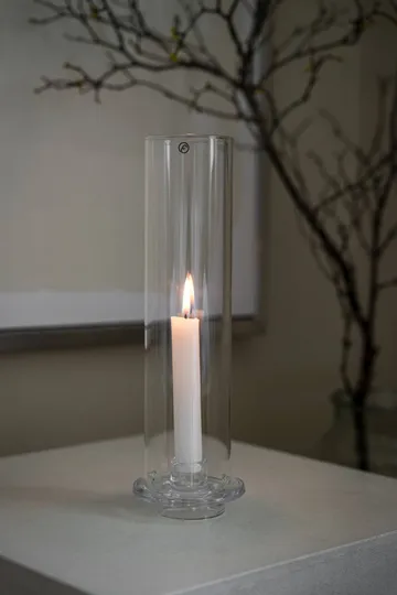 Ernst lyslygte til kronelys - Glas, Ø9x27,5 cm - ERNST