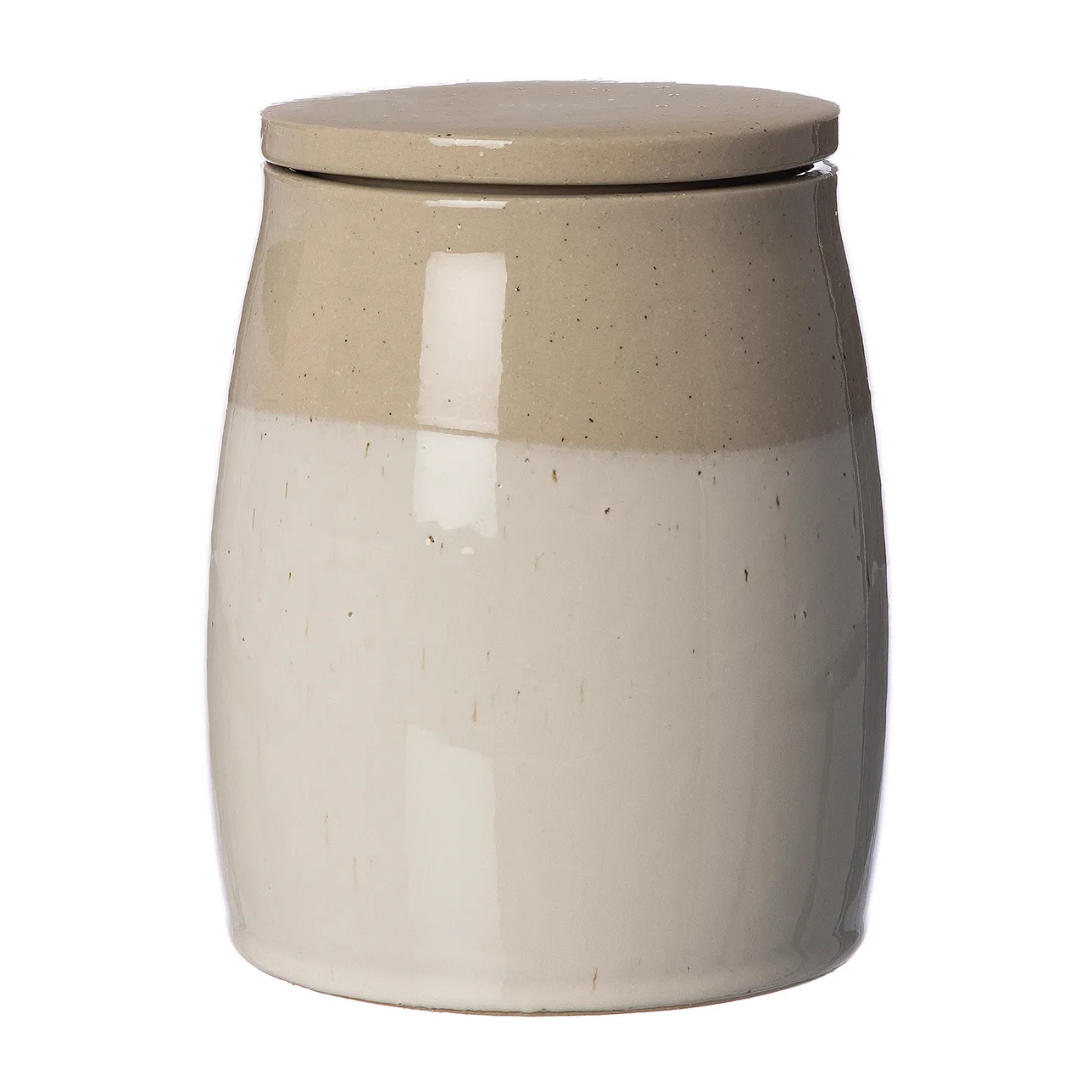 Ernst opbevaringskrukke med låg stentøj, 16 cm ERNST