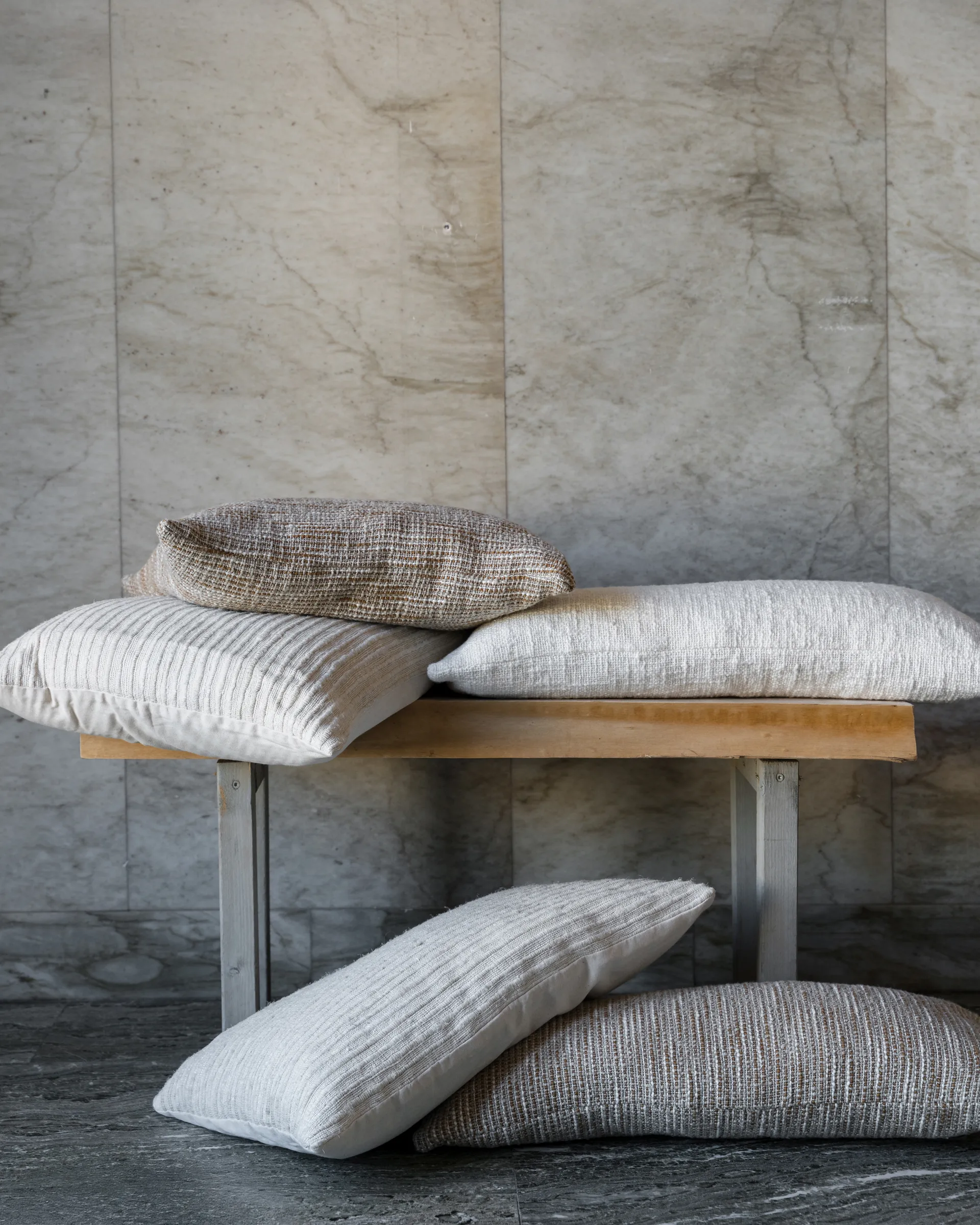 Ernst pudebetræk med struktur, Natur, 50x50 cm ERNST