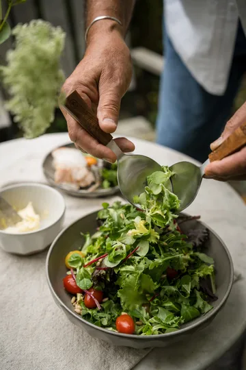 Ernst salatbestik 2 dele - Akacie, 18 cm - ERNST