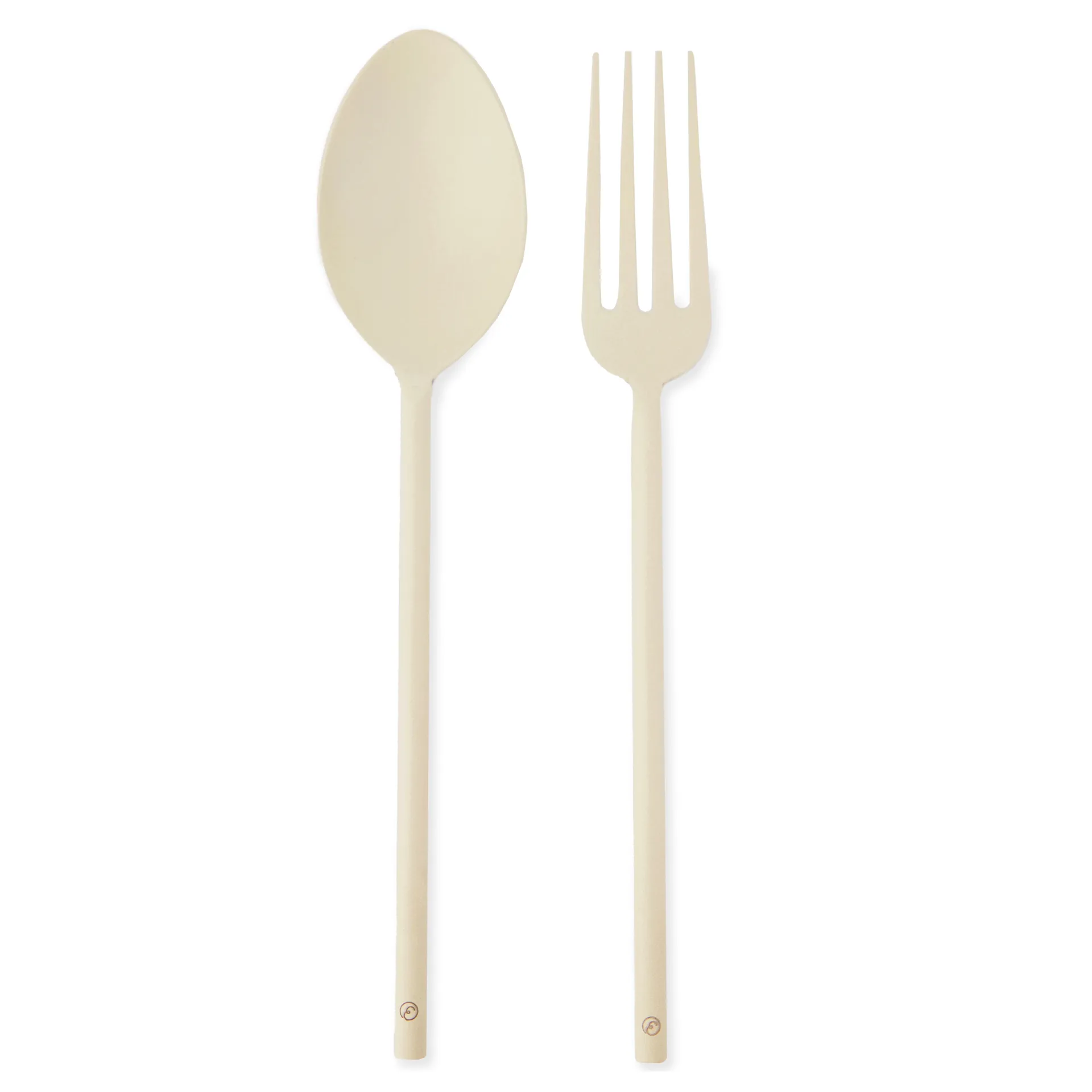 Ernst salatbestik metal, Beige ERNST