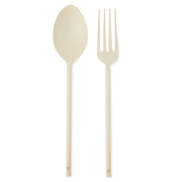 Ernst salatbestik metal - Beige - ERNST