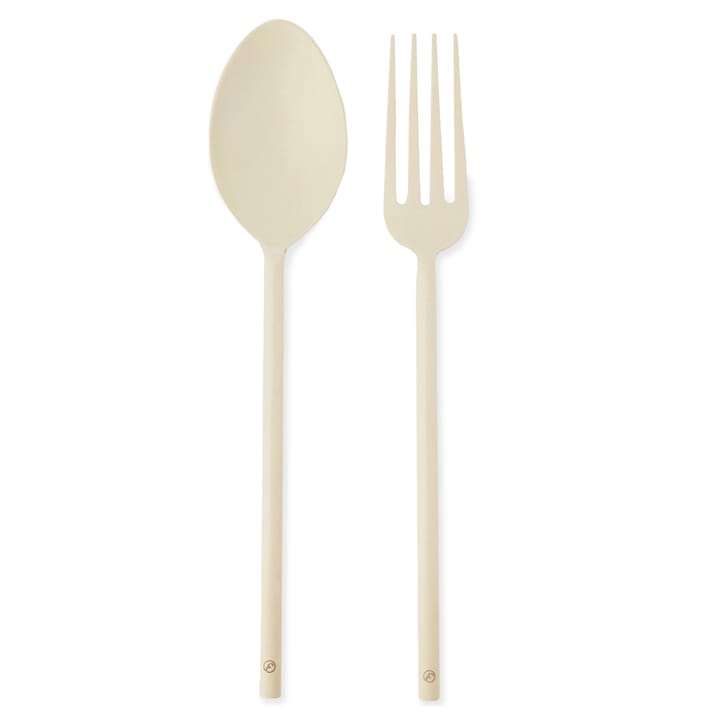 Ernst salatbestik metal, Beige ERNST