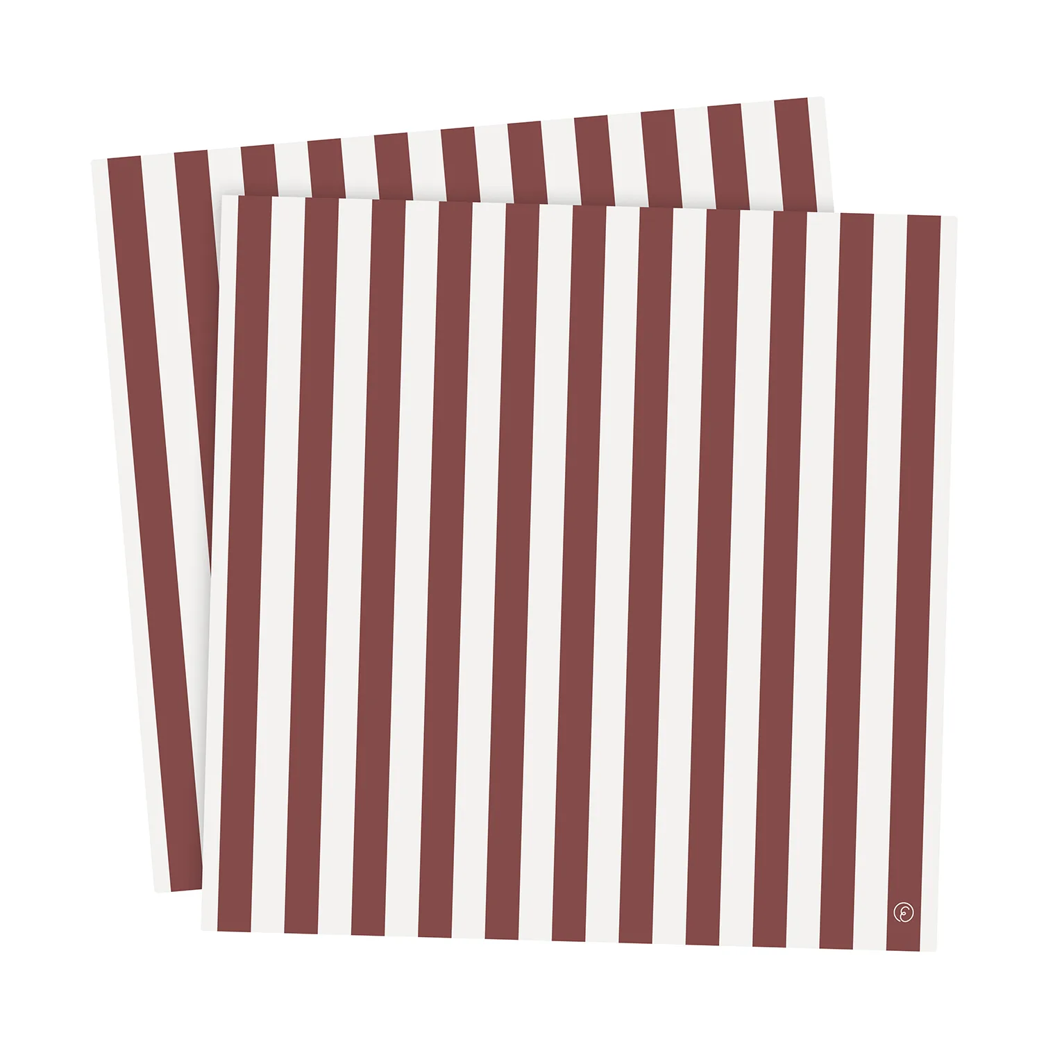 Ernst serviet stribet 33x33 cm 20-pak, Rød-hvid ERNST