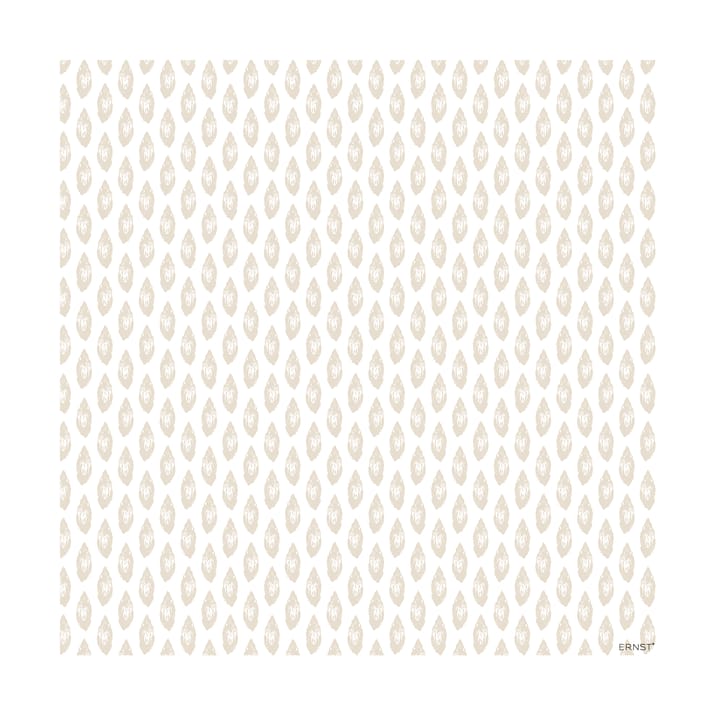 Ernst servietter mandler 33x33 cm 20-pak - Hvid/Beige - ERNST