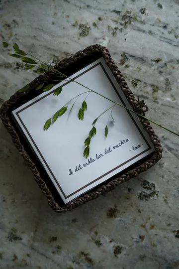 Ernst servietter med citat "I det enkla" 20-pak - Lysegrå - ERNST