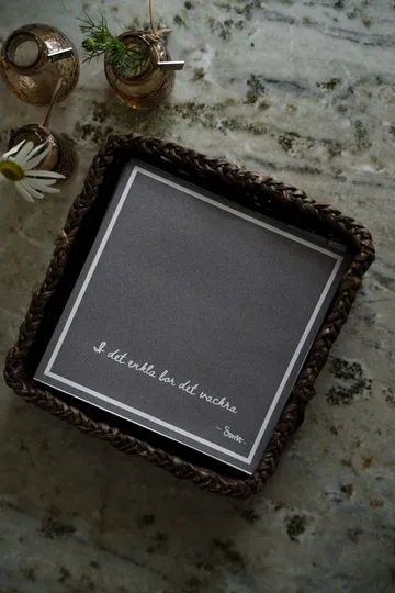 Ernst servietter med citat "I det enkla" 20-pak - Muldvarp - ERNST