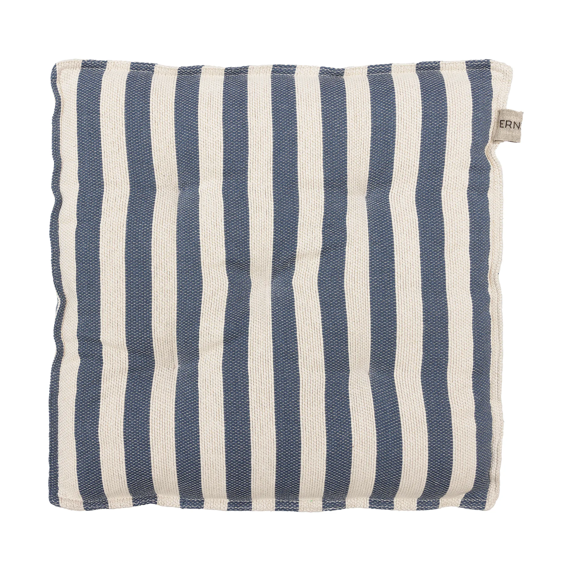 Ernst siddehynde 45x45 cm, Hvid-blå ERNST