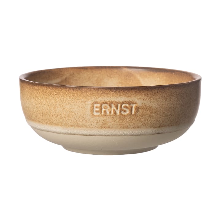 Ernst skål - Brun-natur bund, Ø11 cm - ERNST