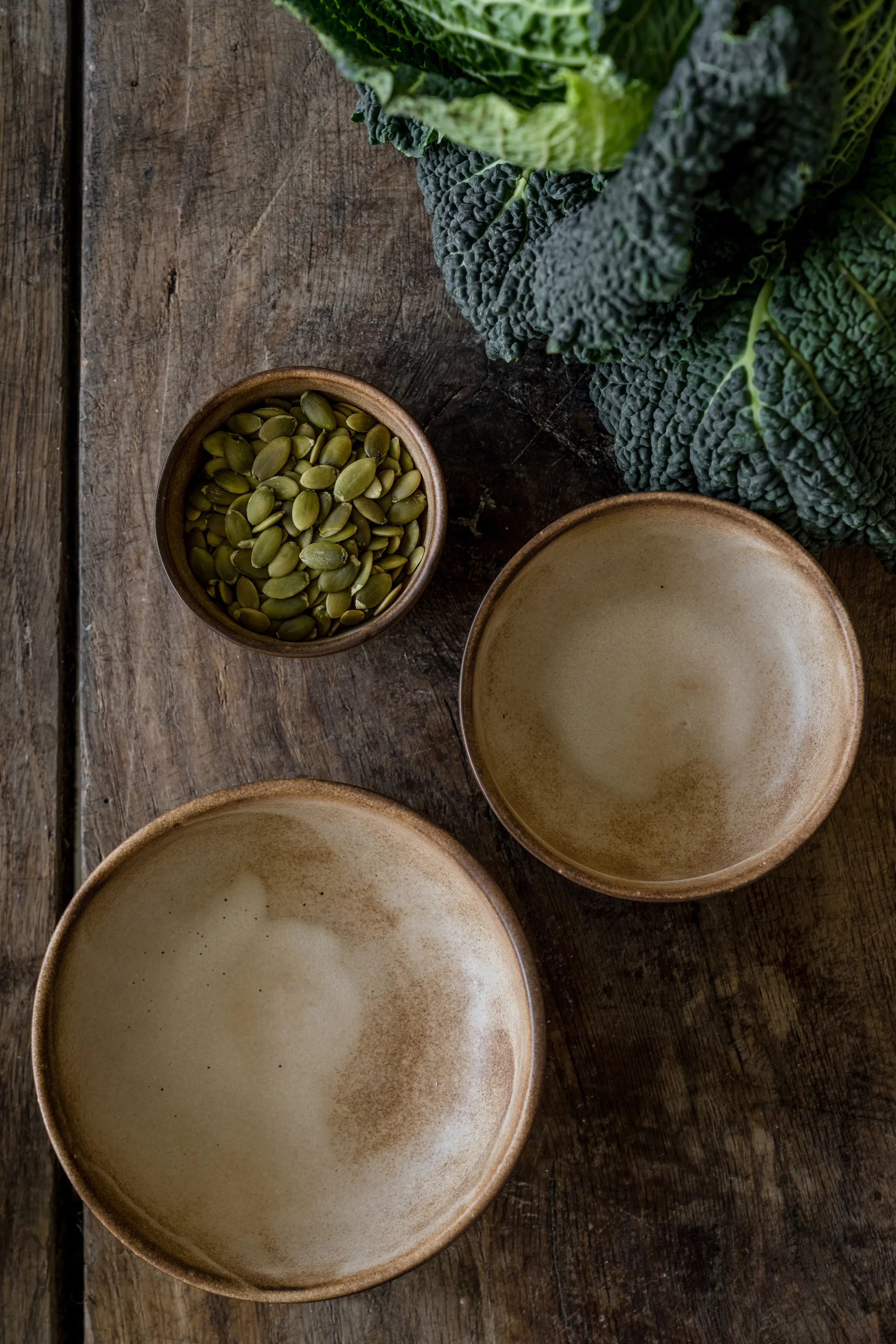 Ernst skål, Brun-natur bund, Ø8 cm ERNST