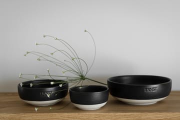 Ernst skål - Mat sort-natur bund, Ø11 cm - ERNST