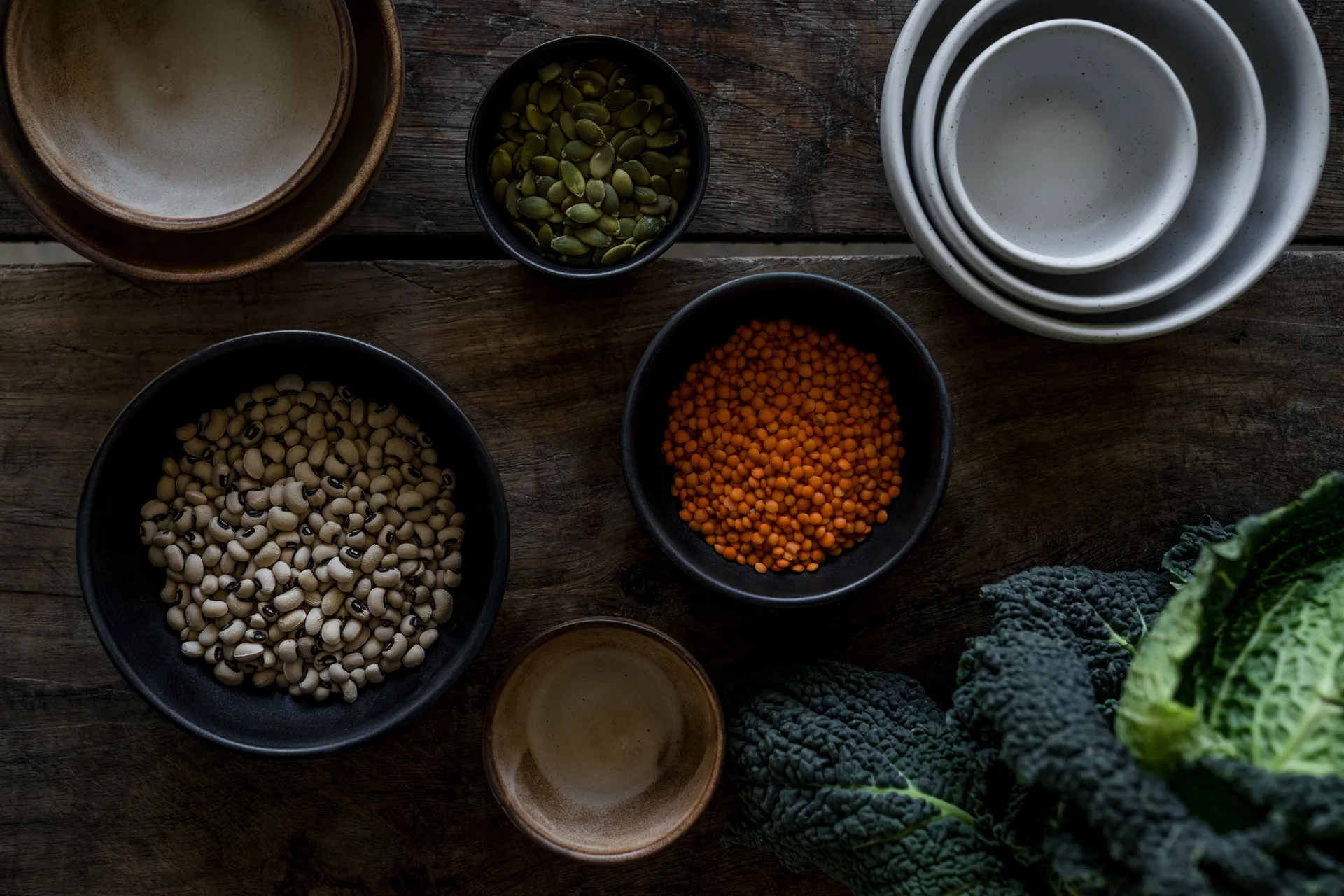 Ernst skål, Mattsort-natur bund, Ø14 cm ERNST