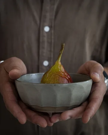 Ernst skål stentøj - Grå-natur, Ø16 cm - ERNST