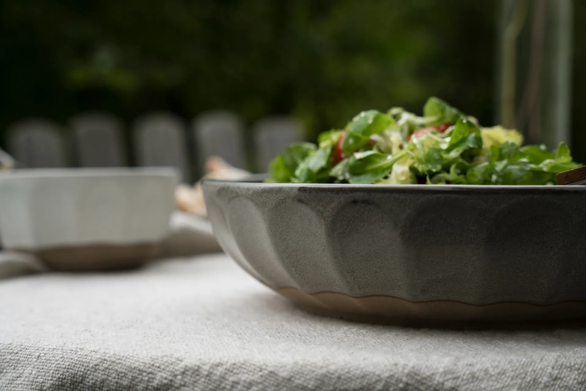 Ernst skål stentøj, Grå-natur, Ø24 cm ERNST