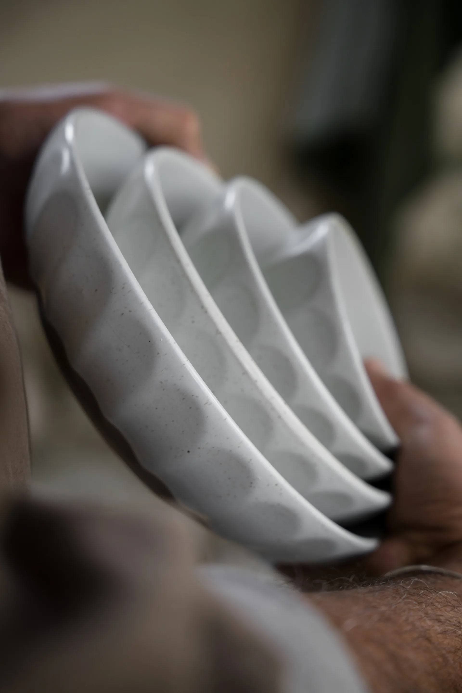 Ernst skål stentøj, Hvid-natur, Ø20 cm ERNST