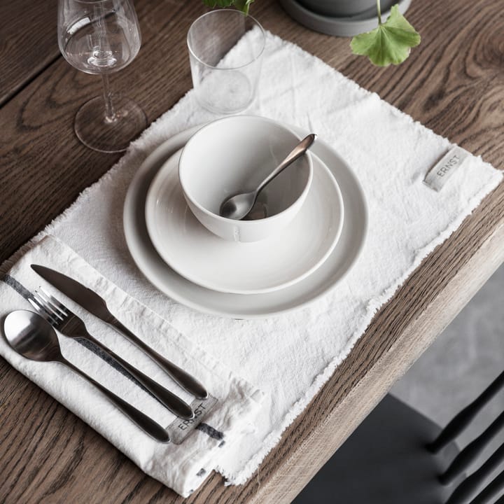 Ernst spisetallerken stentøj 26 cm, Hvid ERNST