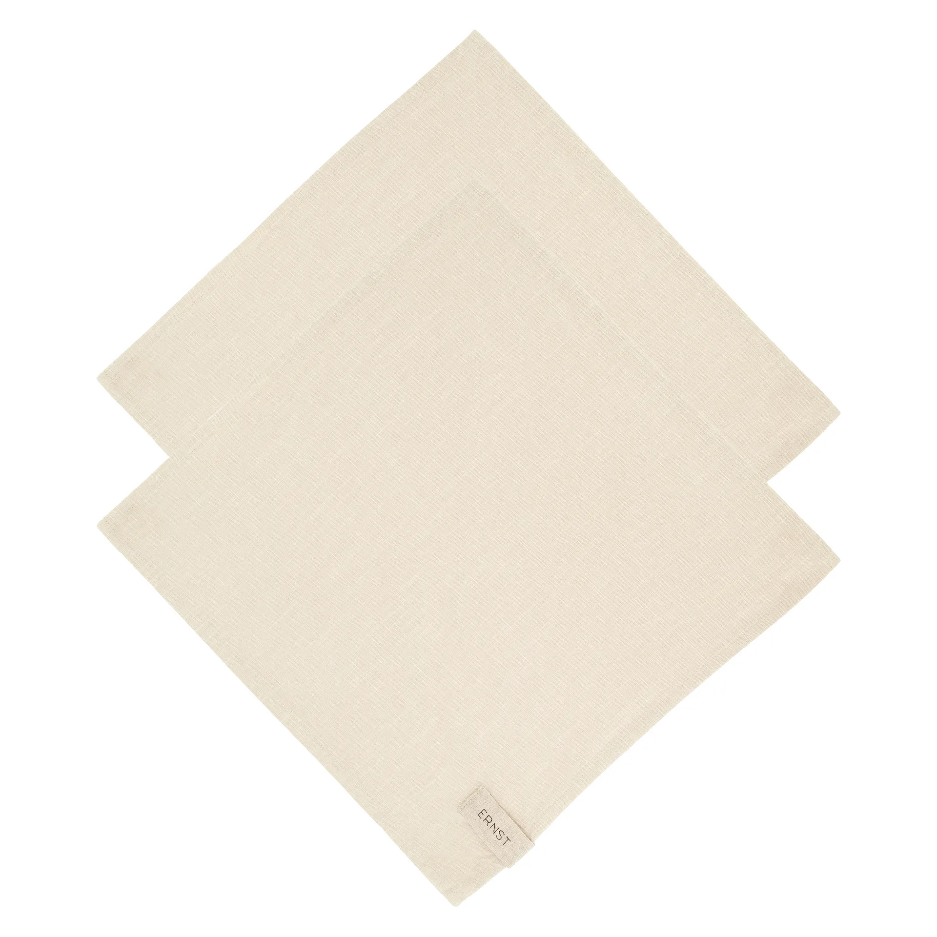 Ernst stofserviet bomuld 2-pak, Beige ERNST