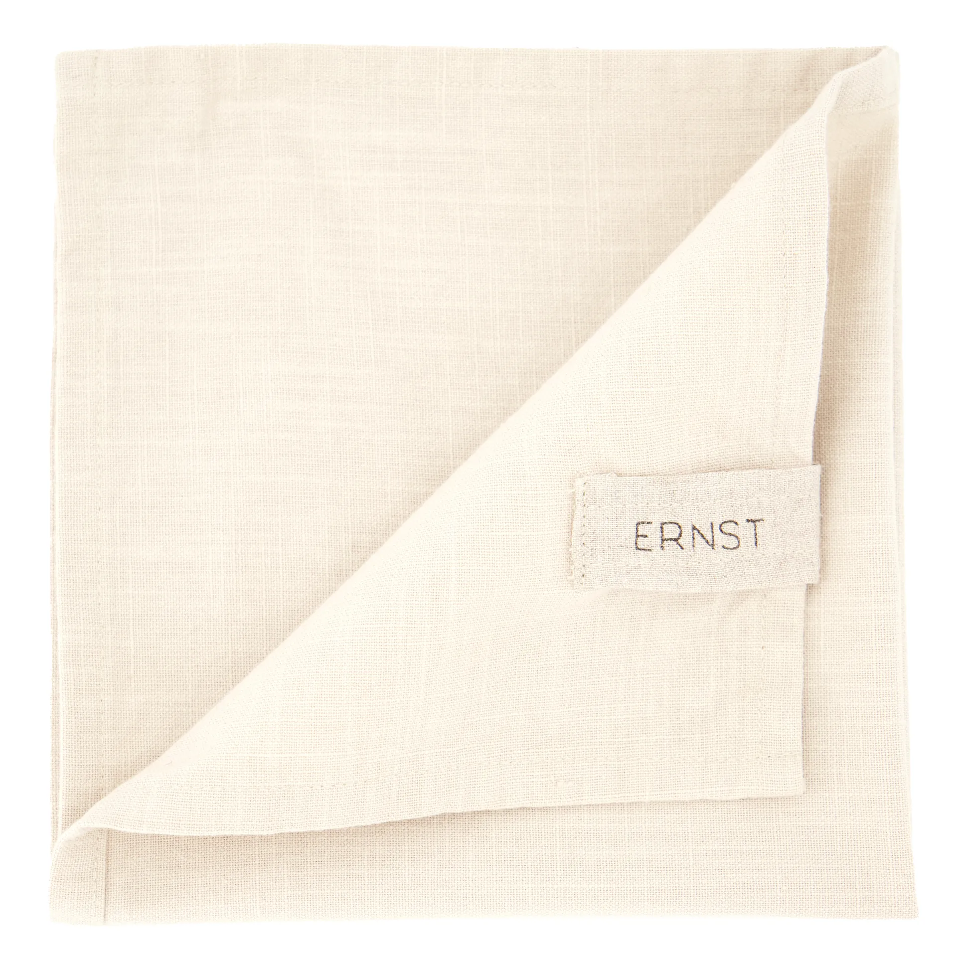 Ernst stofserviet bomuld 2-pak, Beige ERNST