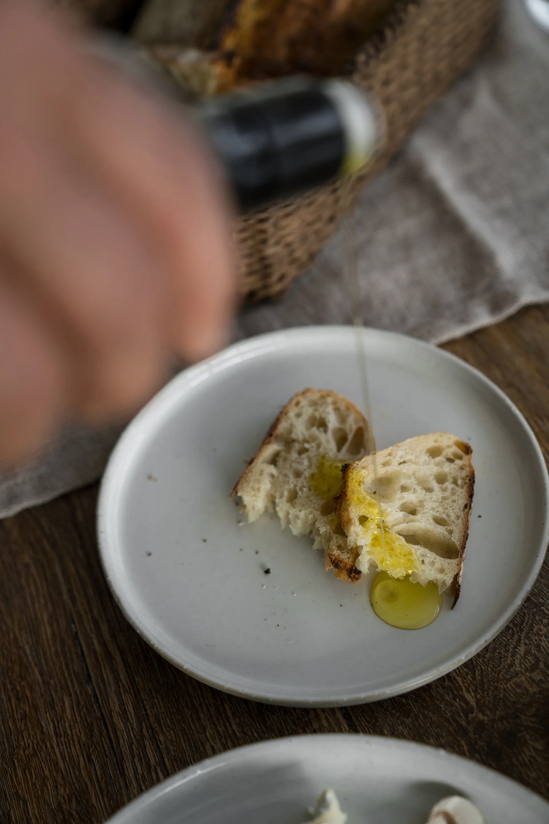 Ernst tallerken Ø24,5 cm, Naturhvid ERNST