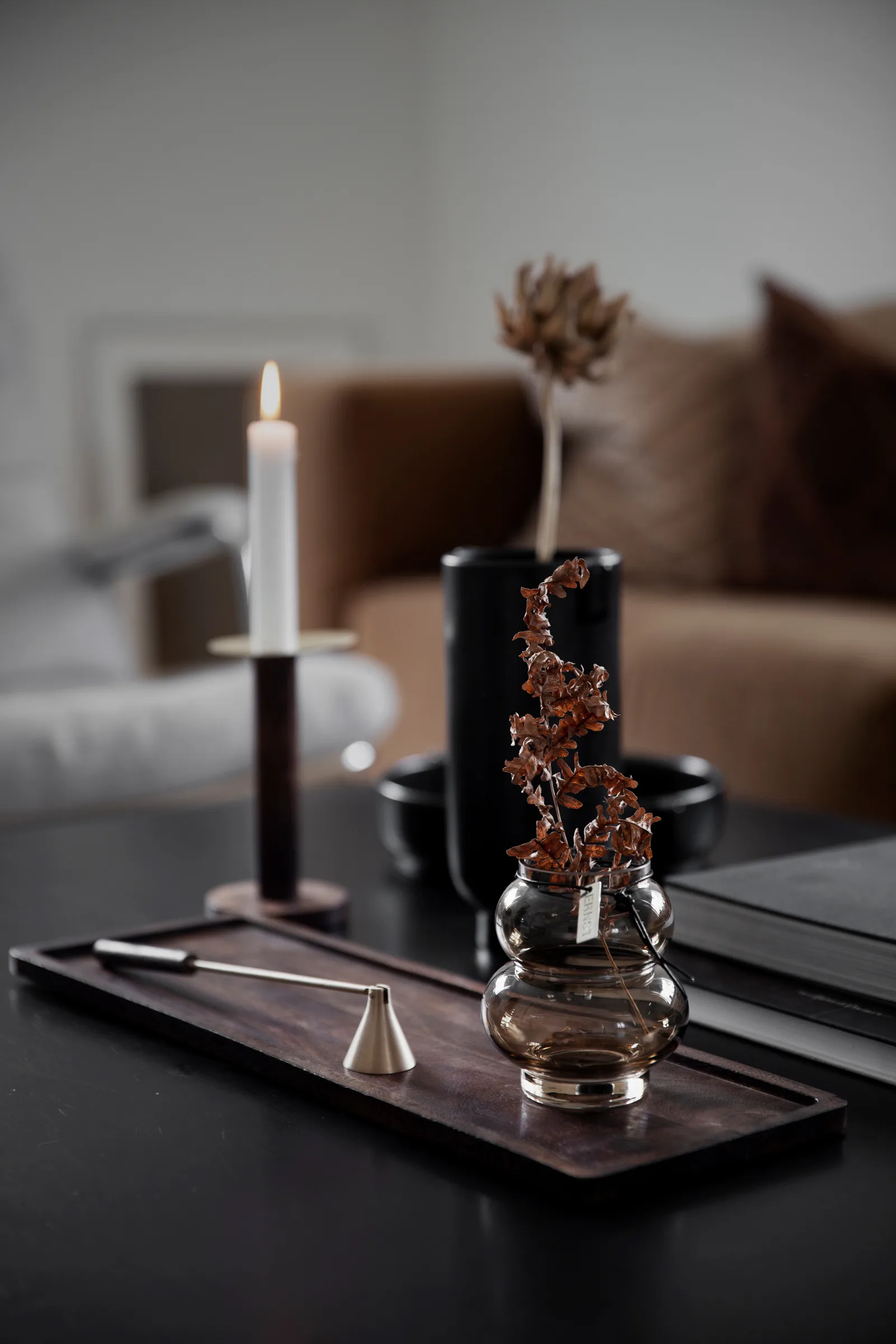 Ernst træbakke 15x30 cm, Mørkebrun ERNST