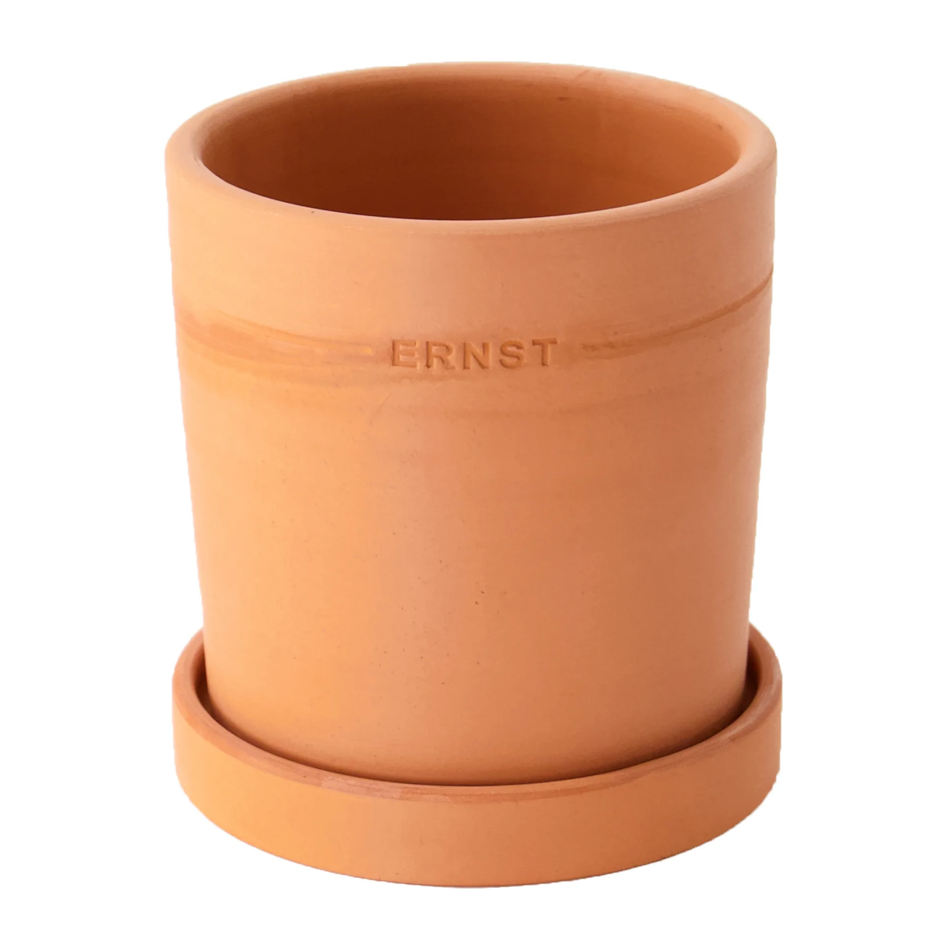 Ernst urtepotte med underskål terrakotta, Ø19 cm ERNST