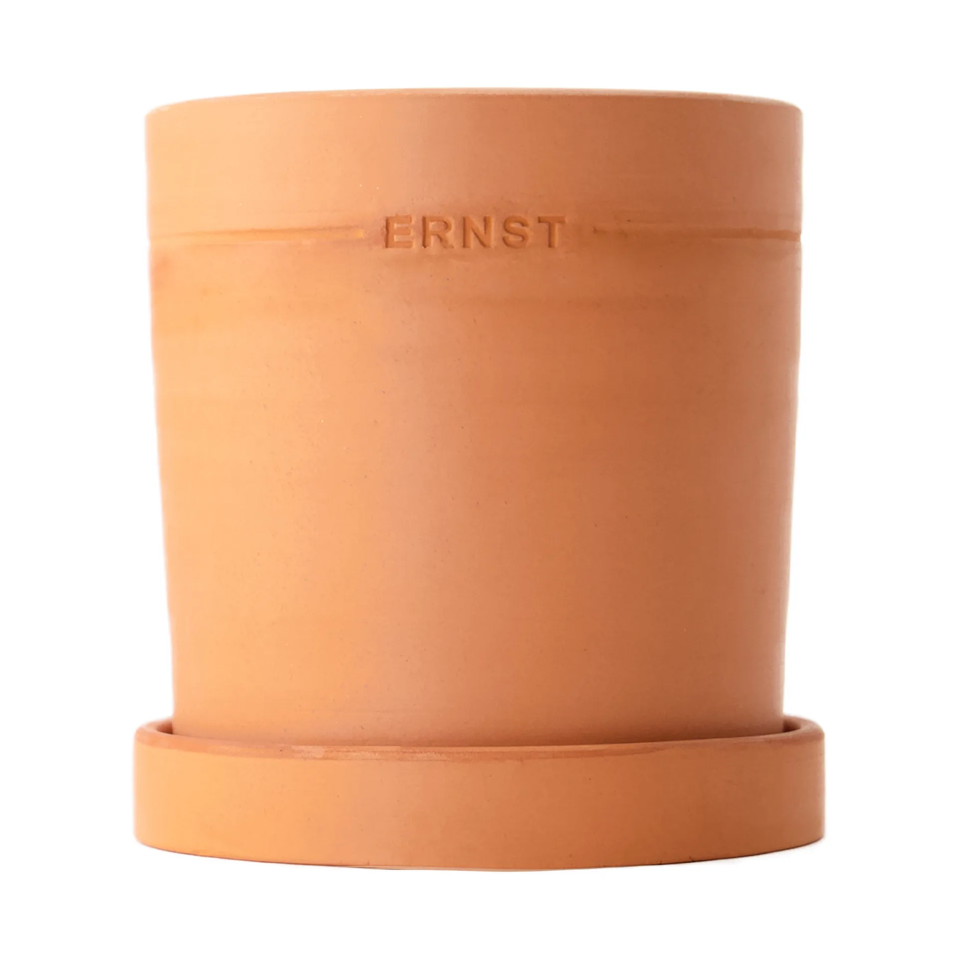 Ernst urtepotte med underskål terrakotta, Ø19 cm ERNST