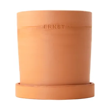 Ernst urtepotte med underskål terrakotta - Ø19 cm - ERNST