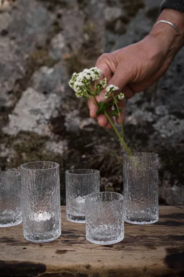 Ernst vase/lysholder mønstret - Ø5,3x11,3 cm - ERNST