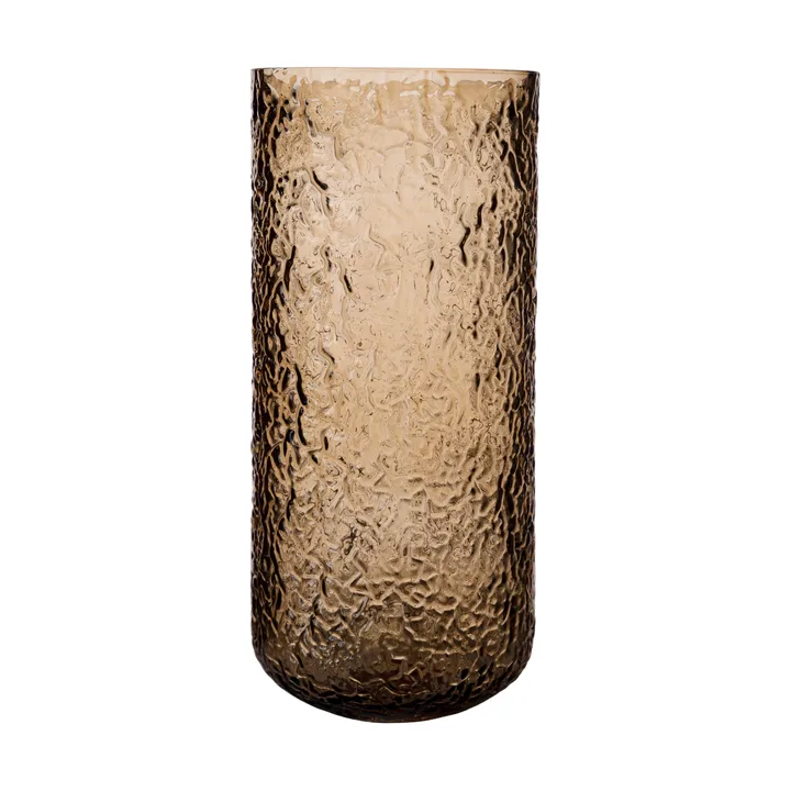 Ernst vase/lysholder mønstret - Rav, Ø11x25 cm - ERNST