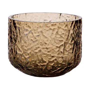 Ernst vase/lysholder mønstret - Rav, Ø8x6 cm - ERNST