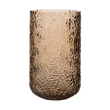 Ernst vase/lysholder mønstret - Rav, Ø9x15 cm - ERNST