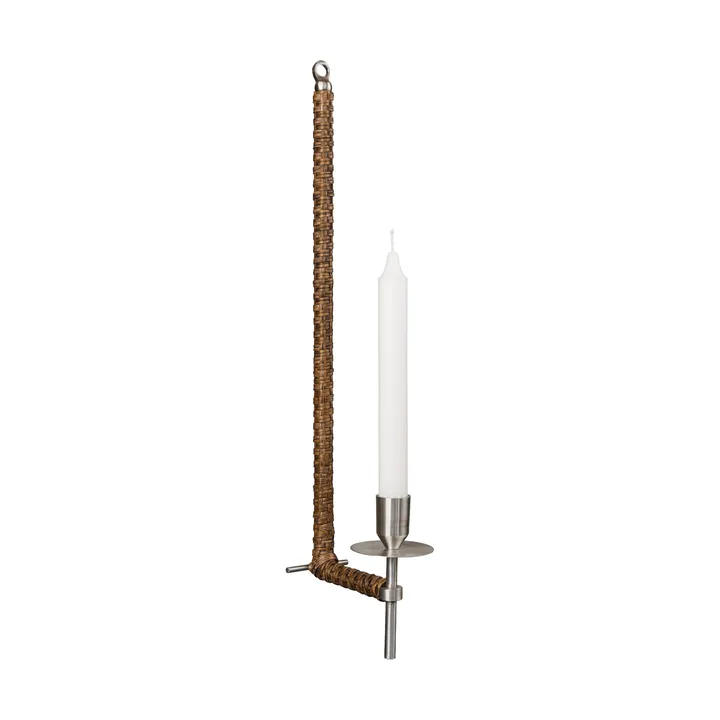 Ernst væglampet flet - Børstet stål, 47 cm - ERNST