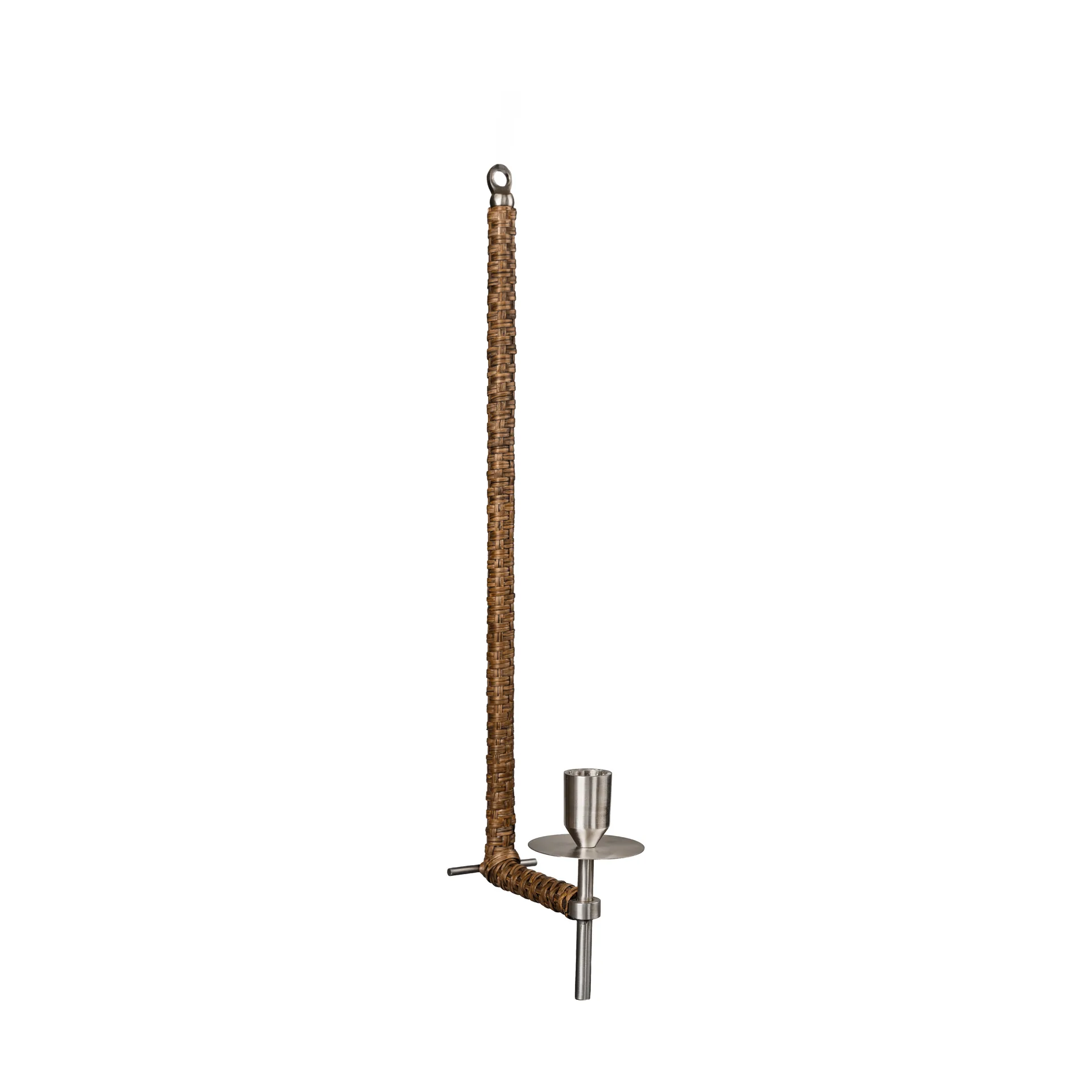 Ernst væglampet flet, Børstet stål, 47 cm ERNST